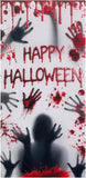 Happy Halloween Door Cover, Scary Zombie Door Decoration