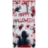 Happy Halloween Door Cover, Scary Zombie Door Decoration