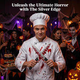 Halloween Fake Knife, Bloody Butcher, Scream Costume Accessory
