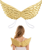 Mini Gold Angel Wings, Halloween Costume Accessory for Women