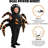 Inflatable Spider Costume for Kids, Funny Halloween Blow Up