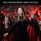 Halloween Gold Hooded Costume Cloak