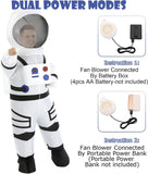 Inflatable Astronaut Costume for Adults Halloween Blow Up Suit