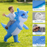 Inflatable Axolotl Costume Kids, Funny Ride-on Blow Up Outfit