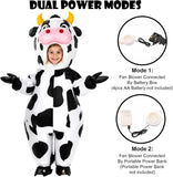 Inflatable Cow Costume for Kids, Funny Blow Up Costumes for Halloween Cosplay Parties