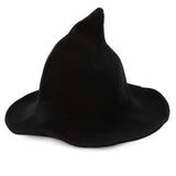 Witch Hat for Women, Distressed Gray, Polyester, One Size, Halloween Cosplay Costume Accessory