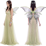Fairy Wings Halloween Costume Set with Elf Ears for Women