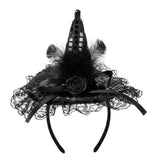 Witch Hat Headband for Women, Halloween Costume Accessory
