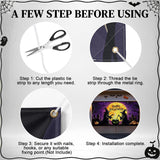 Halloween Garage Door Cover, Witch Cauldron Banner, 7 x 16 Ft