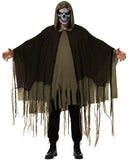 Grim Reaper Costume for Men Women Adult Scary Hooded Cloak Halloween Cape Cosplay Costumes