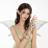 Fairy Wings Halloween Costume Set with Elf Ears for Women
