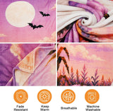 Ghost Blanket, Cute Pastel Halloween Blanket