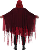Grim Reaper Costume for Men Women Adult Scary Hooded Cloak Halloween Cape Cosplay Costumes