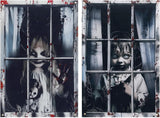 Halloween Decorations Outdoor Scary Curtains 48x31.5in 2 Packs