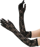 Floral Long Lace Gloves Halloween Costume for Women