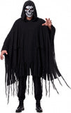 Grim Reaper Costume for Men Women Adult Scary Hooded Cloak Halloween Cape Cosplay Costumes