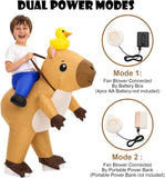 Inflatable Capybara Costume for Kids, Funny Blow Up Costumes