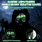 Halloween Decorations Outdoor, 69In Hanging Animatronic Reaper