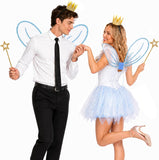 Couples Fairy Costume Accessories for Adults, 7-Piece Set