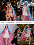 Blue Fairy Godmother Cape Accessories Set for Women