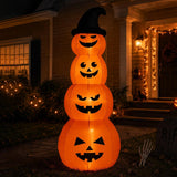 8FT Halloween Inflatable Stacked Pumpkins Outdoor Party Decor
