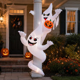 7FT Ghost Hugging Tree Halloween Inflatable Yard Decor