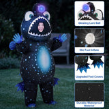 Inflatable Angler Fish Costume for Kids, Funny Blow Up Fish