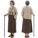 Old Lady Wig, Grandma Costume Accessories for Women