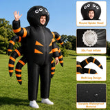 Inflatable Spider Costume for Adults, Funny Black Blow Up Suit