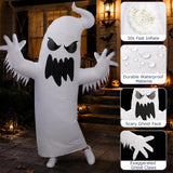 Inflatable Ghost Costume for Adults, Funny Blow Up Costumes for Halloween Cosplay Parties