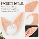 Pointed Elf Ears for Womens, 2 Pairs