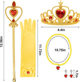 Yellow Princess Dress-Up Accessories Set for Girls (3-8 Years)