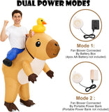 Inflatable Capybara Costume for Adults, Funny Blow Up Costume