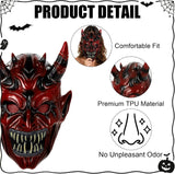 Halloween Mask for Adults, Scary Costume Mask for Halloween Party Cosplay
