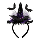 Witch Hat Headband for Women, Halloween Costume Accessory