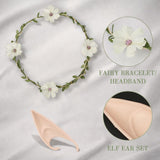 Elf Ears & Fairy Crown Halloween Costume Set for Women