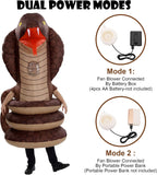 Rattlesnake Inflatable Costume for Adults