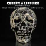 3PCS Halloween Decorations Outdoor Skeleton Skull and Hands