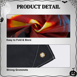 Halloween Garage Door Cover, Witch Banner, 7 x 16 Ft