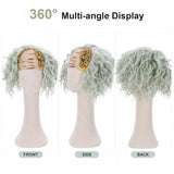 Green Mens Wig Lab Master Halloween Costume for Men