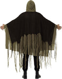 Grim Reaper Costume for Men Women Adult Scary Hooded Cloak Halloween Cape Cosplay Costumes