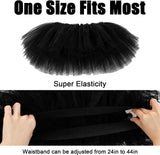 Black/White/Mulitcolor Tutu Skirt for WomenFluffy Layered