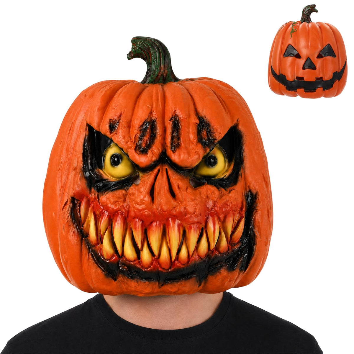 Halloween Mask for Adults, Scary Costume Mask for Halloween Party Cosplay