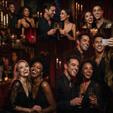 6-Pairs of Vampire Teeth, 6 Size Fangs Set for Adults