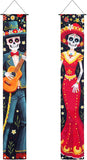 Lighted Halloween Porch Sign Banners,Dia De Los Muertos Decor