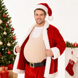 Inflatable Belly Fat Suit Costume Accessory for Adults