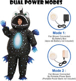 Blue Anglerfish Inflatable Costume for Adults