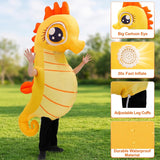 Inflatable Seahorse Costume for Adults, Funny Blow Up