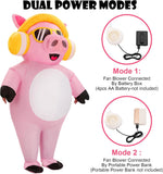 Pink Pig Inflatable Costume for Adults