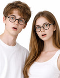 Black Round Halloween Accessory Glasses for Adults